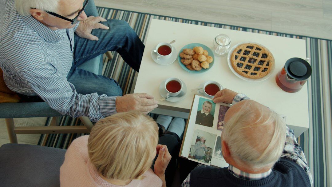 family discussing insurance